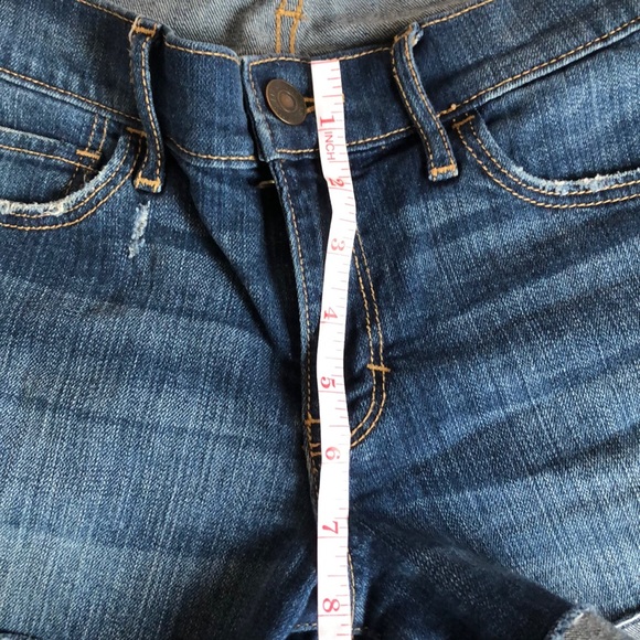 Abercrombie & Fitch Jean Shorts Size 4/ W 27 - Picture 5 of 6